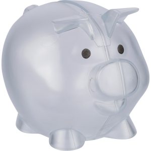 Sparschwein aus Recyclingkunststoff für Ihre Werbung